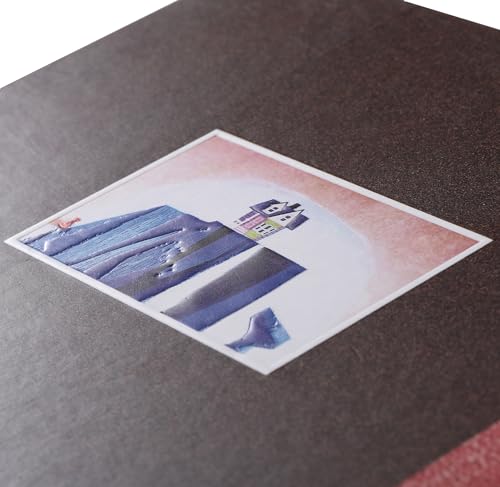 Scrapbook Photo Album Our Adventure Book Embossed Hard Cover | Movie Up Travel Memory Book for Anniversary Wedding Travelling Baby Shower Gifts - color: Retro Adventure Book