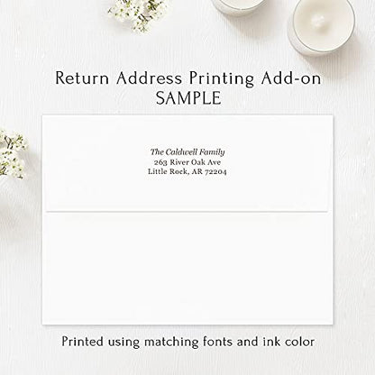 Daisies Funeral Thank You Cards | Sympathy Acknowledgement, Bereavement Notes, With Envelopes, 4.25x5.5" Flat Notecards