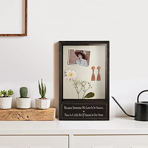 TJ.MOREE Memorial Shadow Box with Drawer Sympathy Gifts Loss of Loved One