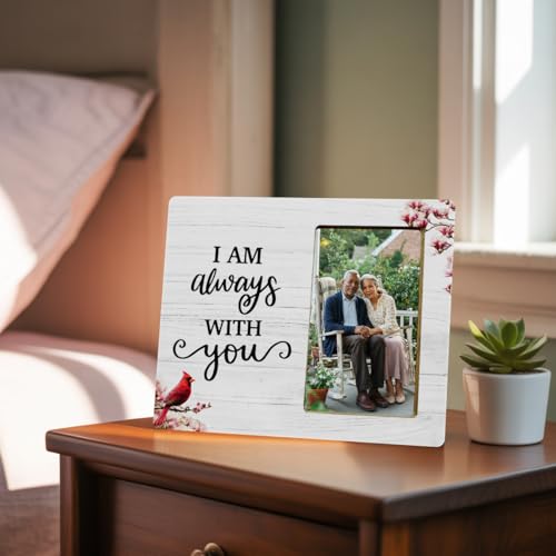 Memorial Gifts Picture Frame for Loss of One, Sympathy Remembrance Gifts Frame for Loss of Mother Grandma Dad, I am Always with You - color: Always