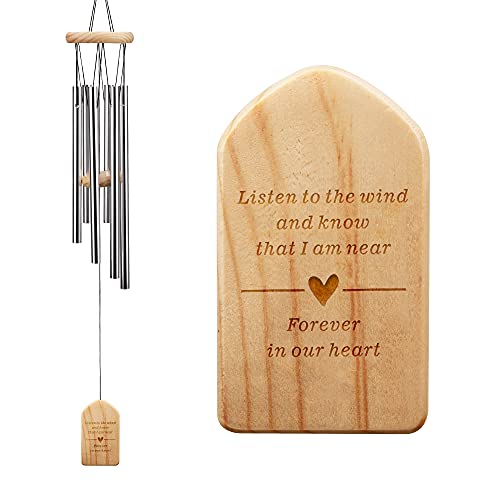 Gtizry Memorial Wind Chimes, Sympathy Wind Chimes for Loss of Loved One, 28.7 inches