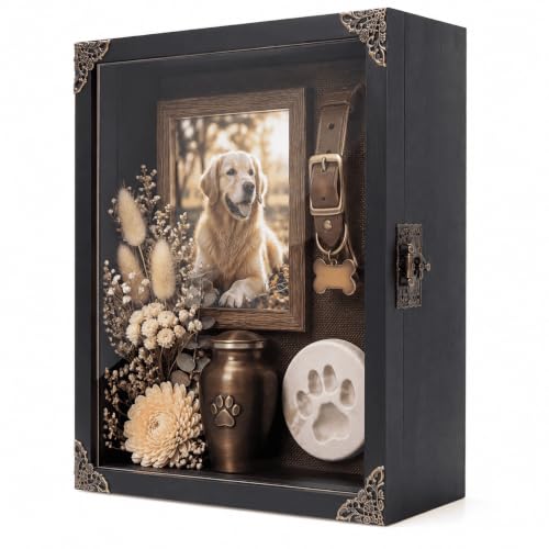 Deep Shadow Box Frame 11x14, 4.7in Depth Shadow Boxes Display Case with Soft Linen PIN Board, Vintage Charred Finish & Mortise-Tenon Joint, Retro Metal Hardware (Black) - color: Black, size: 11*14