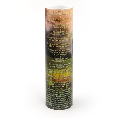 Sacred Heart of Jesus LED Flameless Devotional Prayer Candle