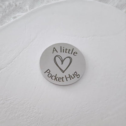 RFTWXHPN Pocket Hug Token Gift Keychain Christmas Birthday Gifts Long Distance Relationship Hug Tokens Keepsake Pocket Hugs - color: I Hope We're Friends