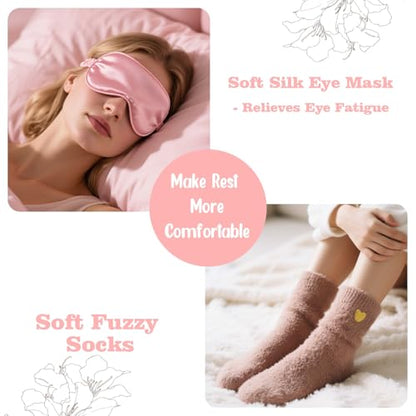 Pink Birthday Care Package for Women Teen Girls, Get Well Gifts for Woman - color: pink