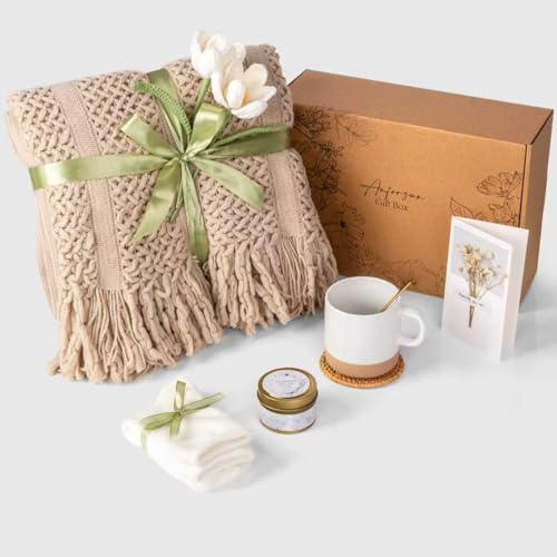 Gift Baskets for Women, Birthday Gifts for Women, Self Care Gift Baskets Care Package, Thank You, Get Well, Sympathy Inspirational Friendship Gifts for Mom, Grandma, Sister,Friends, Girls - color: White