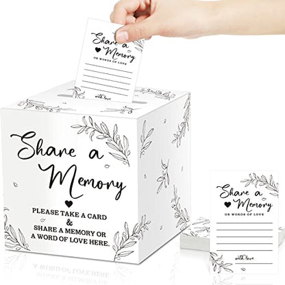 Pajean 50 Share a Memory Cards and Box, White, Classic - color: White, style: Classic