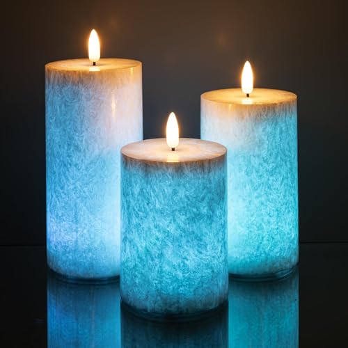 ANGELLOONG Color Changing Candles with Remote and Timer - color: Multicolor