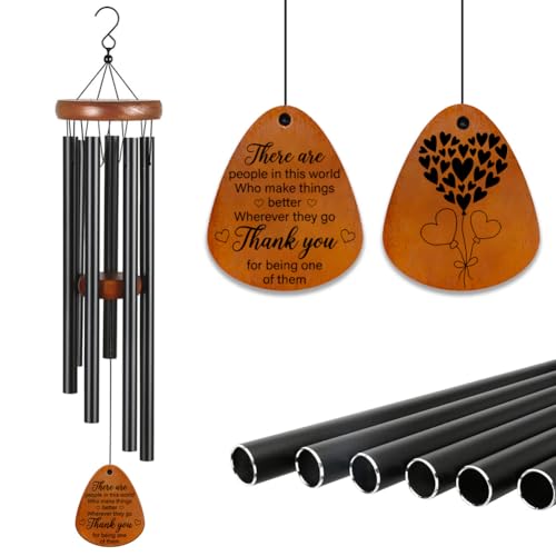 Thank You Gifts for Women Appreciation Gifts Wind Chimes for Outside Wind Chimes Outdoor for Women Men Metal Windchimes for Outdoors, Indoors, Patio, Garden, Yard, Home Decor(Thank You) - size: Thank You Gift