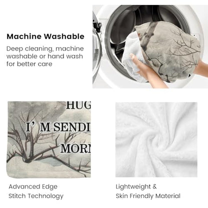 Personalized Memorial Blankets with Photos, in Memory of Loved One Gifts, Sympathy Bereavement Cardinal Blanket for Loss of Mom Dad Grandma Husband Son Daughter - color: New Arrivals-5