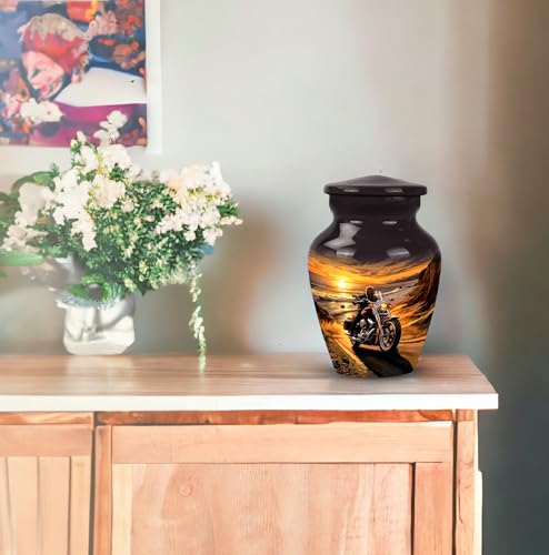 Motorcycle Mini Urn, 3 Inch Small Urn for Ashes, Cremation Urns for Adults - size: CLS-3 Inch, 1 Pc