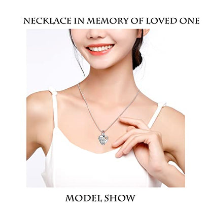 Heart Urn Necklace for Ashes Women Men Cremation Jewelry for Ashes Cremation Necklace In Memory of Loved One Grandpa Grandma Dad Mom Uncle Aunt Brother Sister Daughter Son - style: Husband