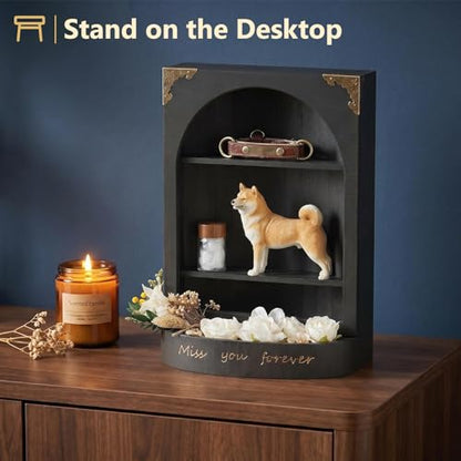 DGWJSU Sympathy Gifts, Keepsake Box, Shadow Boxes Display Cases, Black | Memorial Gifts, Keepsake Box, Sympathy Gift for Loss of Loved One, Celebration of Life Memorial, Bereavement Gifts - color: Black