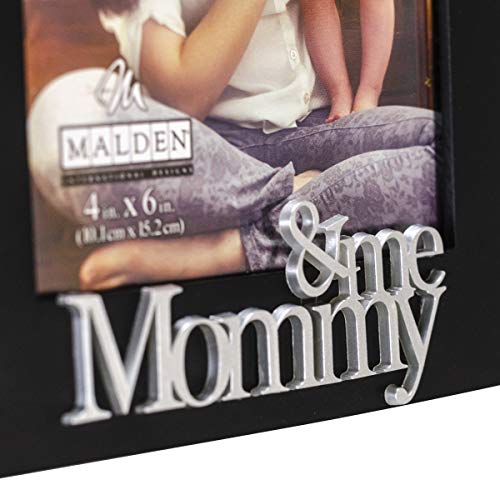 Malden International Designs Mommy and Me Expressions Picture Frame, 4x6, Black - style: Mommy and Me