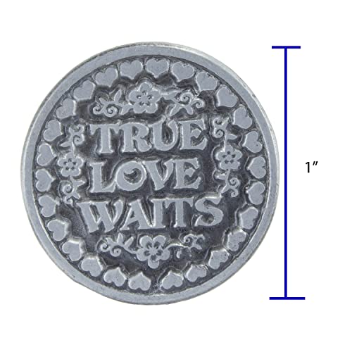 Cathedral Art (Abbey & CA Gift) True Love Waits Pocket Token, 1-Inch - style: True Love