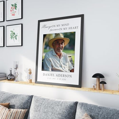 Customizable A Limb Has Fallen Poem Memorial Plaque Sign Frame. Personalize With Your Lost Loved Ones Name and Dates, Memorial Gifts For Loss of Dad Photo - color: Design 1