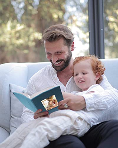 GPIRAL Small Photo Album 4x6 – Clear Pages, Linen Cover with Front Window, Pack of 2, Each Album Holds 52 Photos, Small Brag Book for 4x6 Pictures, Red Fabric - color: Red, size: 4x6"-2 PACK