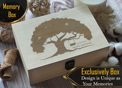 Bespoke Tree of Life Tribute - Personalized Engraving for Lasting Memories, Ideal Memorial Gift with Custom Laser Work