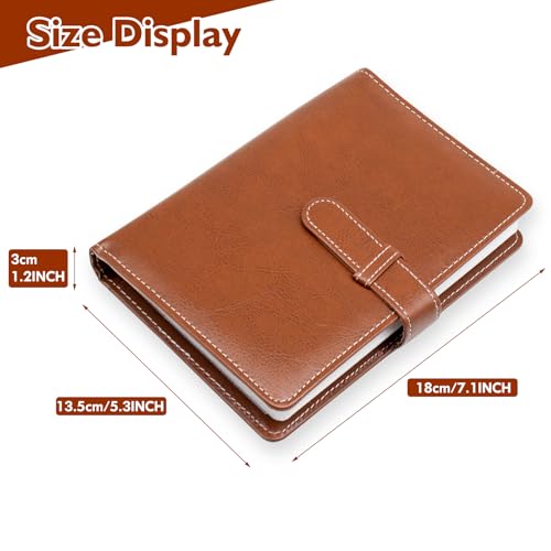 Photo Album 4x6 Photos - 68 Pockets Small Mini Capacity Premium Vegan Leather Cover Case, Portable Wallet Photo Book for Boys Girls Birthday Wedding (Brown) - color: Brown