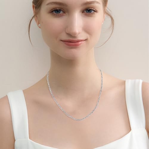Abooxiu Replacement for Urn Cremation Jewelry Stainless Steel Link Chain Necklace for Men Women Silver