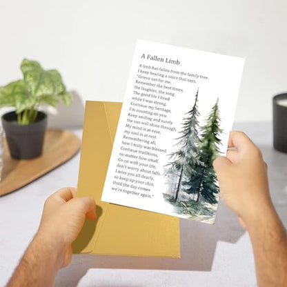 Bereavement Sympathy Card - In Memory of, Condolence & Sorry For Your Loss - color: #326