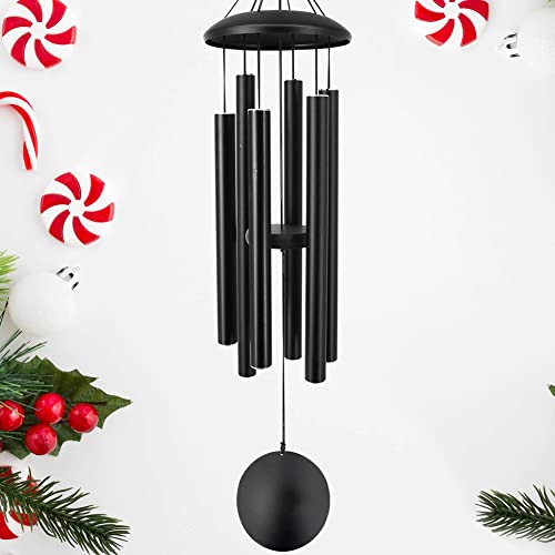 ASTARIN 36in Memorial Wind Chimes Black - size: 36" Black