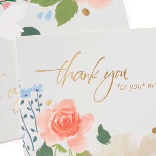 Hallmark Bulk Sympathy Thank You Cards, 50-Pack (With Appreciation)