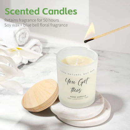 Suhctuptx Get Well Gifts for Women, Feel Better Self Care Package for Women, Get Well Soon Gift Baskets Thinking of You Box Set with Throw Blanket for After Surgery Recovery Sick Friend Cancer Chemo - color: White