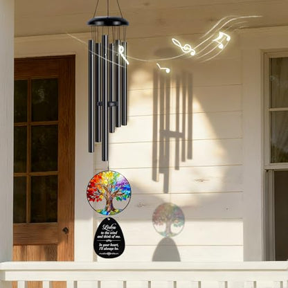 Sympathy Wind Chimes Gifts for Loss of Loved One, Memorial Wind Chimes Gifts for Loss of Mom Dad, Sympathy Wind Chimes for Funeral, Grief Bereavement Gift, Condolences Present for Loss