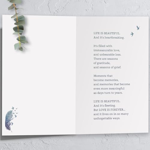 Sympathy Card for Women Men - color: QQ-75