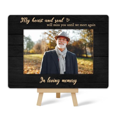 Memorial Picture Frame, In Loving Memory Picture Frame, Memory Gifts, Loving Memory Frame, Gifts For Loss Of Loved One, Condolences Grief Frame Treasured Memorial Decorations A(12)