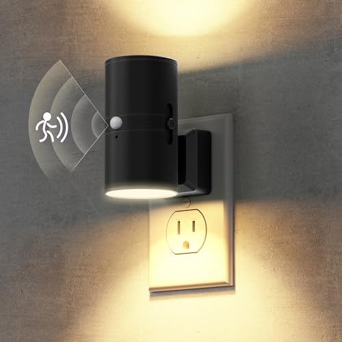 Motion Sensor Night Light, Motion Activated Plug in Night Lights | 0-100LM Dimmable Soft White 3000K, Motion Sensor Light Indoor for Hallway Bathroom Bedroom Stairway Kid Elderly Pet - color: Motion sensor-3000K, size: 1 Pack
