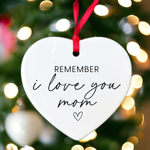 for Mom from Daughter - Remember I Love You - Christmas Birthday Valentines Gifts for Mom Women Her - Thinking of Miss You - Mother of The Bride Groom from Daughter - Just Because - color: Remember