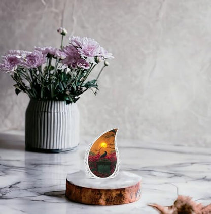 Guardian of The Twilight Garden - Human Cremation Urn - Small Urn - 3 Inch - Pack of 4 - Urn for Ashes Adult Male & Female - Keepsake Urn for Ashes - Burial Urn - Human Urn for Ashes - size: Keepsake-4