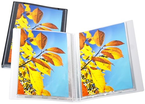 2 Pack Photo Album 4x6 Photos, 52 Pocket Photo Binder, PP Cover,Small,Black - color: Black, size: 52Photos 2Pack
