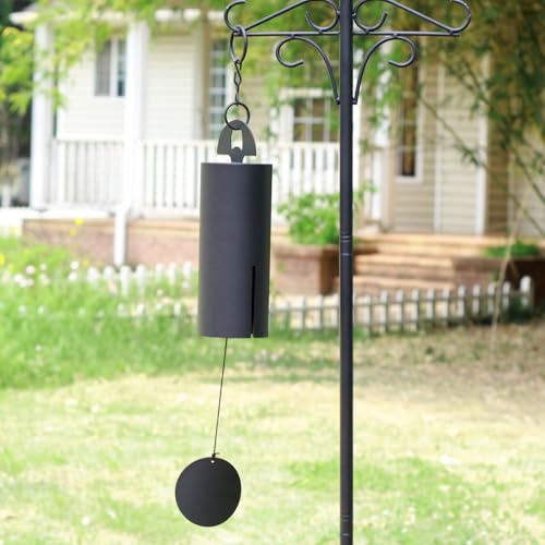ASTARIN Wind Chimes for Outside Deep Tone Heroic Windbell | Deep Resonance Serenity Bell Outdoor Decor for Patio,Yard,Porch,Garden(Matte Black) - size: Black, style: Art Deco