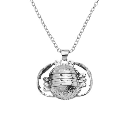 YALLNASL Angel Wing Locket Necklace With Photo Album Necklaces Memorial Gifts for loss of Daughter Son Christmas Birhthday Gift - color: Sliver