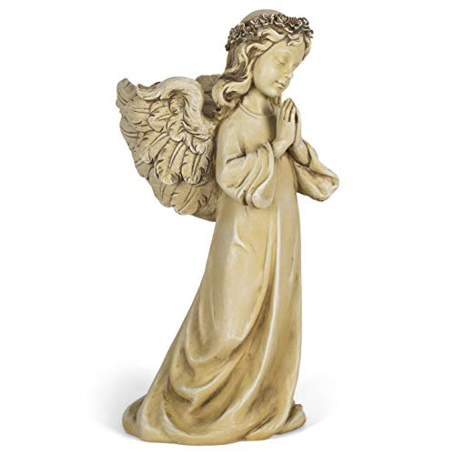 Joseph's Studio by Roman, 16" H Standing Praying Angel Planter Statue, Garden Décor