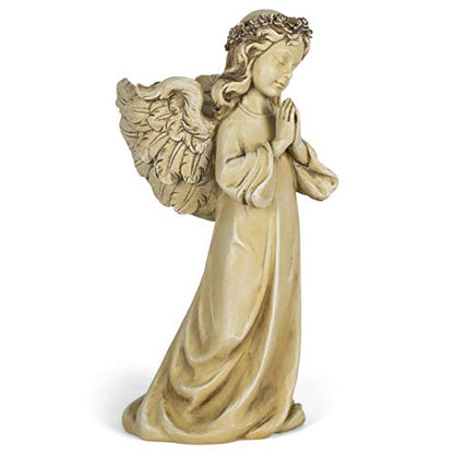 Joseph's Studio by Roman, 16" H Standing Praying Angel Planter Statue, Garden Décor