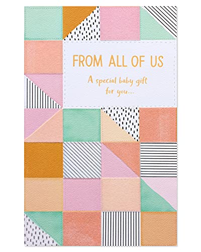 American Greetings Baby Shower Card from Us (Everything Happy) - color: Everything Happy