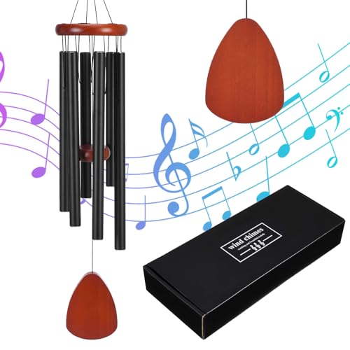 Memorial Wind Chimes for Outside - Deep Tone Sympathy Gifts for Loss of Loved One, Soothing Melodies Windchimes Outdoors Decor for Garden, Patio, Memorial Giftes for Mom, Grandma, Friends