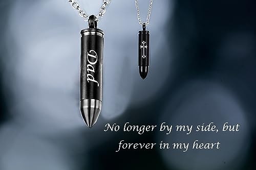 Celtic Cross Bullet Urn Necklaces for Ashes Cremation Jewelry Keepsake Memorial Pendant - style: Brother
