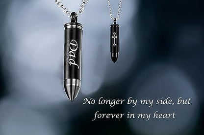 Celtic Cross Bullet Urn Necklaces for Ashes Cremation Jewelry Keepsake Memorial Pendant - style: Brother