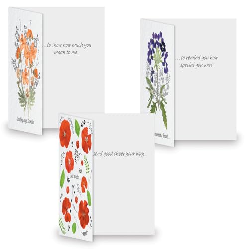 Current Thinking of You Cards - style: Pressed Flowers