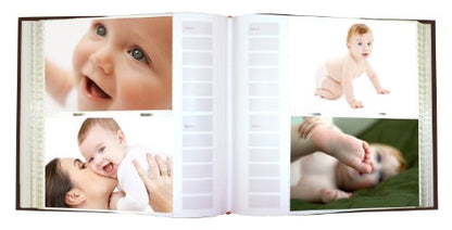 Pioneer Photo Albums EV-246FB/O 200-Pocket Baby Owl Printed Designer Frame Cover Photo Album, Blue, 4 x 6 Inch - color: Blue