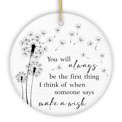 Forever First in My Wishes Ornament, Gift for Emotional Reminder of Special Memories - color: Forever First in My Wishes Ornament, Gift for Emotional Reminder of Special Memories