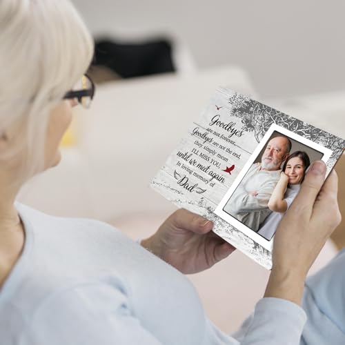 SteadStyle Memorial Gifts for Loss of Father - Memorial Picture Frame - Sympathy Gift, Bereavement Gifts for Loss of Father - Fits 4x6 In Photo