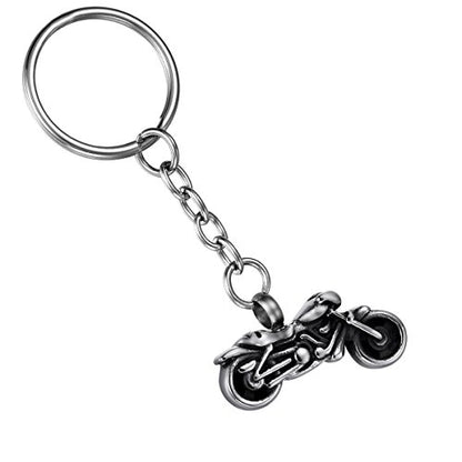 Motorcycle Cremation Jewelry Ashes Pendant Urn Necklace Memorial Keepsake - style: Keychain-motorcycle2