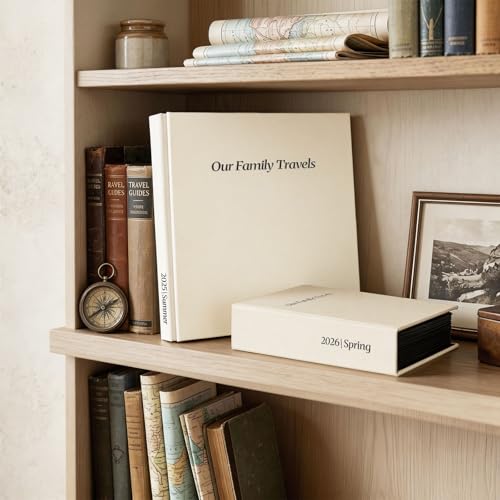 Vienrose Family Photo Album 4x6 200 Pockets Photo Window Beige | Cloth Cover，Family Crystal Stickers，Tweezers，Acid Free Pages - color: Famliy theme, size: 200k