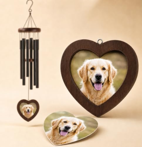 Dog Memorial Gifts, 32" Pet Personalized Memorial Wind Chimes, Loss of Dog Sympathy Gift, Pet Loss Passing Away Remembrance Bereavement Gift - size: pet